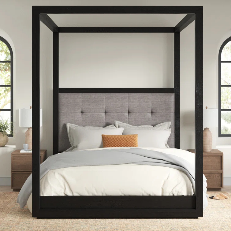 Eloise Upholstered Canopy Bed