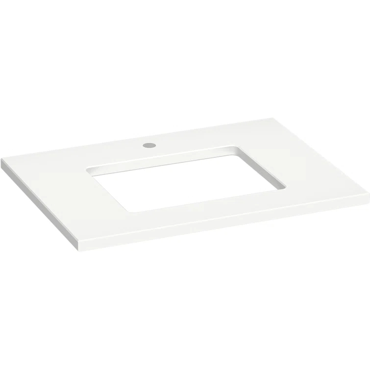 Silestone Quartz 31-In Vanity Top With Rectangle Cutout