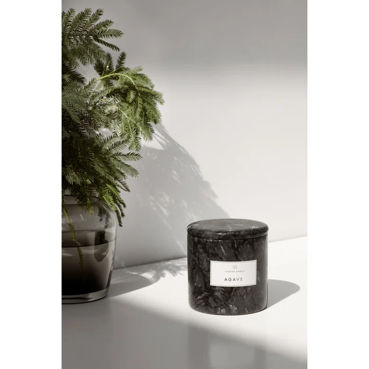 FRABLE Scented Jar Candle- Marble Container