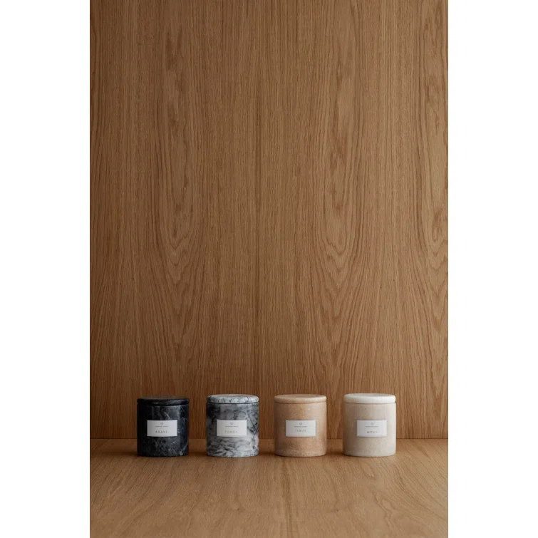 FRABLE Scented Jar Candle- Marble Container