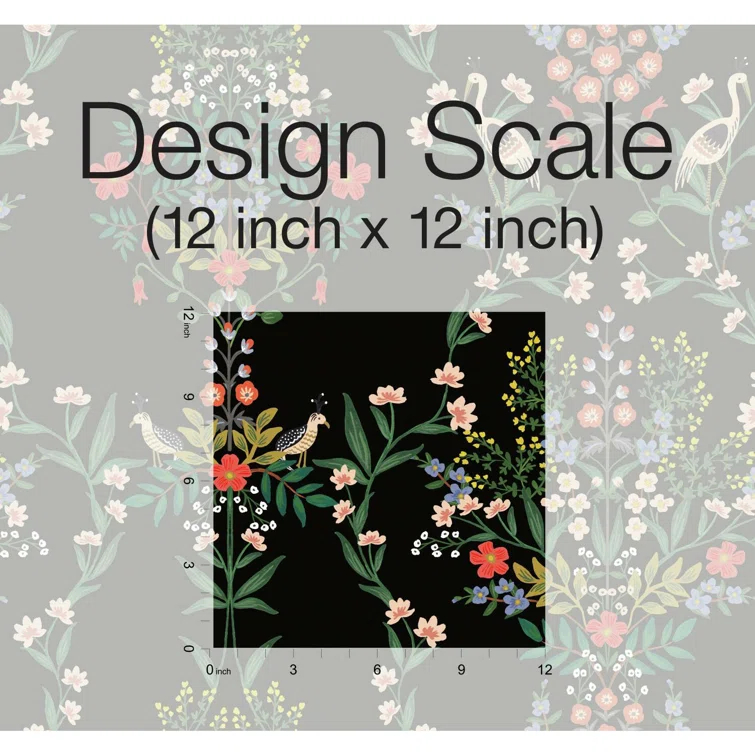 Luxembourg 20' L x 27" W Peel and Stick Wallpaper Roll