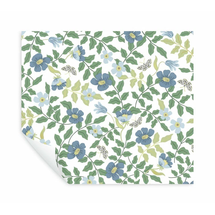 Rifle Paper Co. Primrose 20' L x 20.5" W Peel and Stick Wallpaper Roll