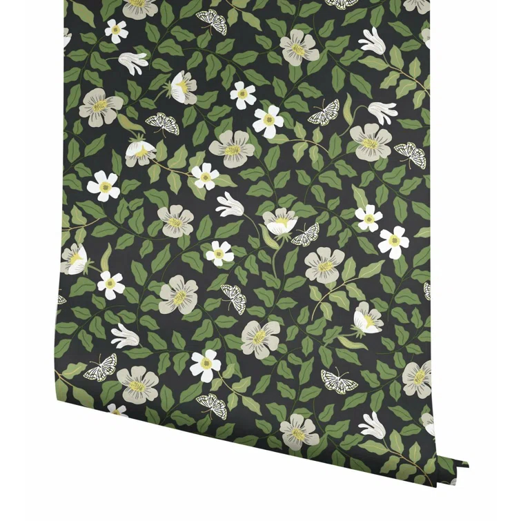 Rifle Paper Co. Primrose 20' L x 20.5" W Peel and Stick Wallpaper Roll