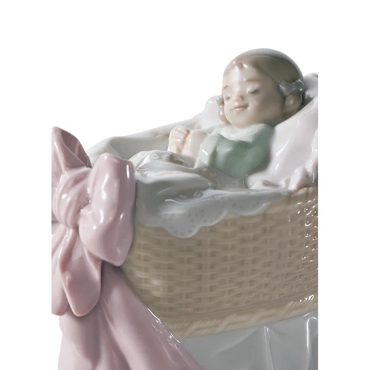 Lladro A New Treasure Girl Figurine