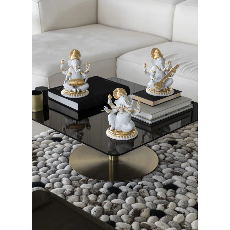 Lladro Mridangam Ganesha Figurine
