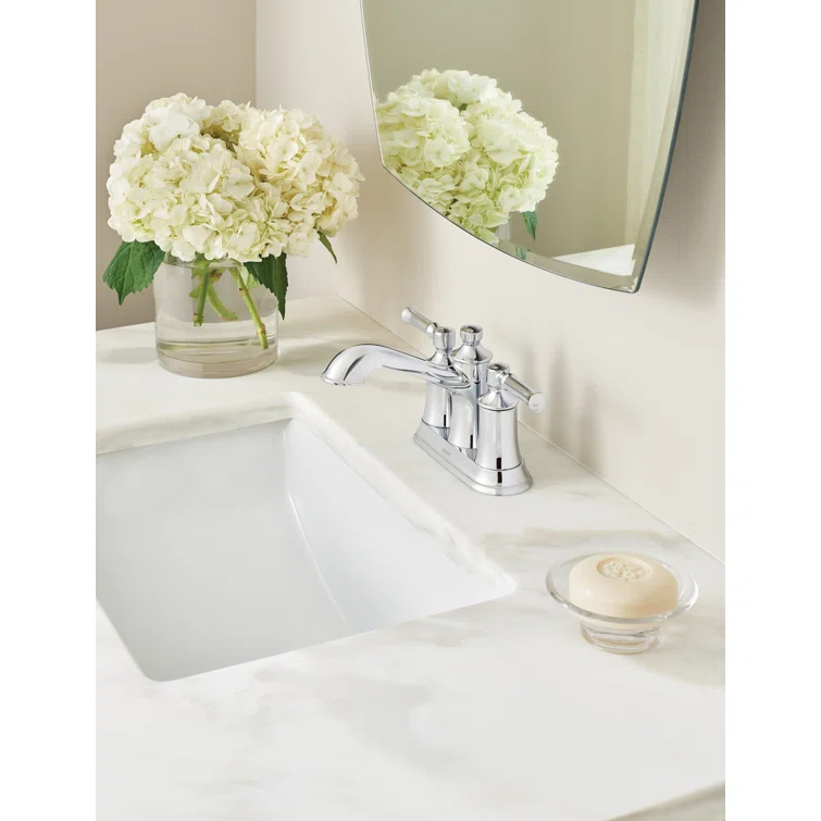 Moen Dartmoor Standard Centerset Bathroom Faucet with Drain Assembly