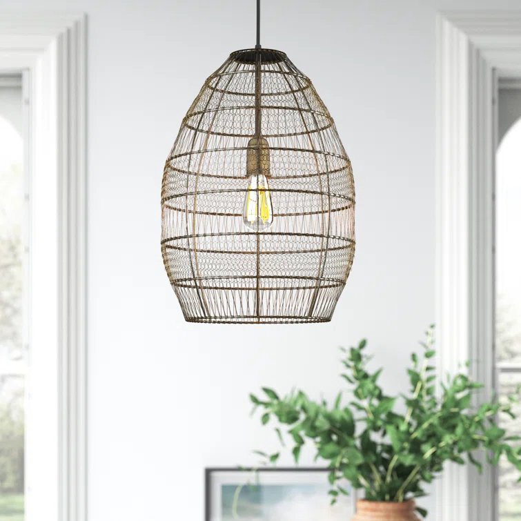 Neddie Single Light Metal Dimmable Pendant