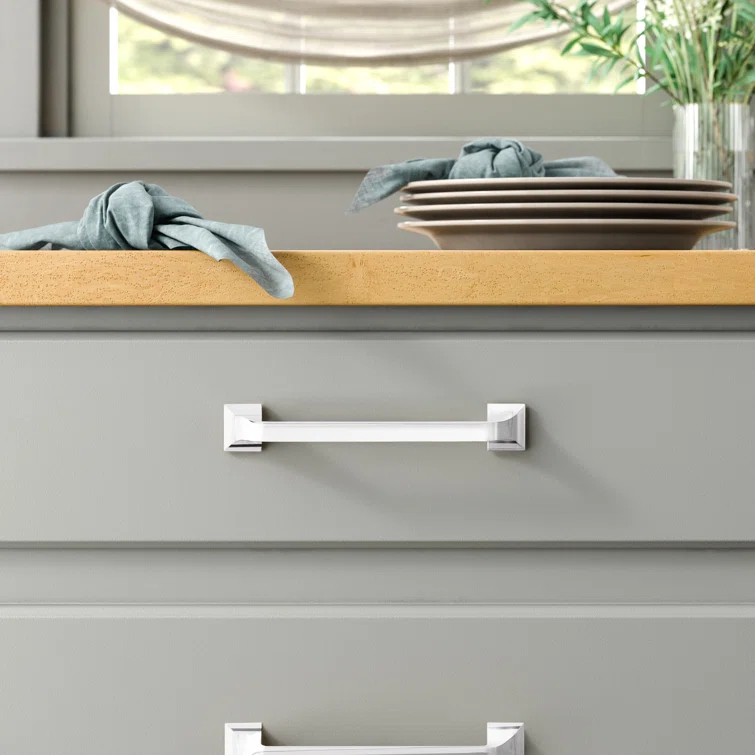 Forge Kitchen Cabinet Handles, Solid Core Drawer Pulls for Cabinet Doors, 5-1/16" (128mm)