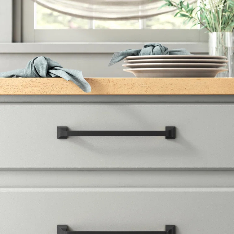 Forge Kitchen Cabinet Handles, Solid Core Drawer Pulls for Cabinet Doors, 8-13/16" (224mm)