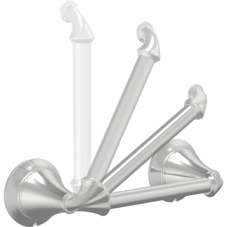 Linden™ Wall Mount Pivot Arm Toilet Paper Holder Bath Hardware Accessory