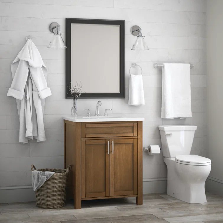 Windemere 24 in. Wall Mount Towel Bar Bath Hardware Accessory