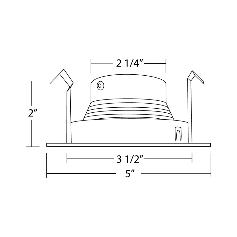 4'' Baffle Recessed Trim