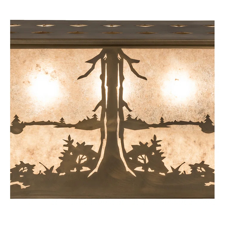 Corley 6 - Light Antique Copper Pool Table Lights Pendant