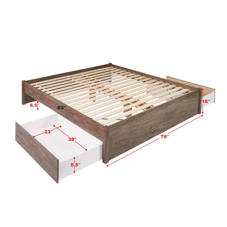 Kirandip Select 4-Post Platform Bed