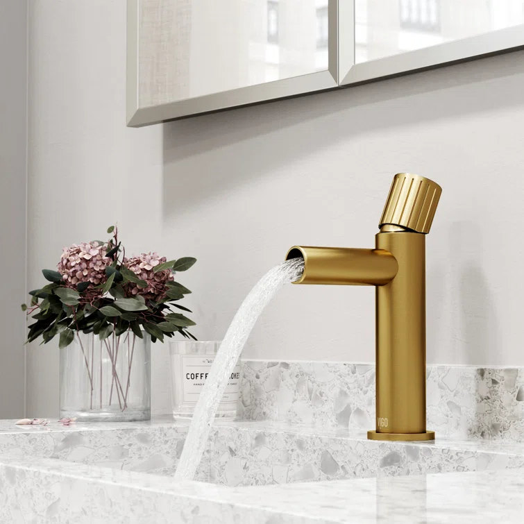 Ashford 8" H Single Handle Single Hole Bathroom Faucet