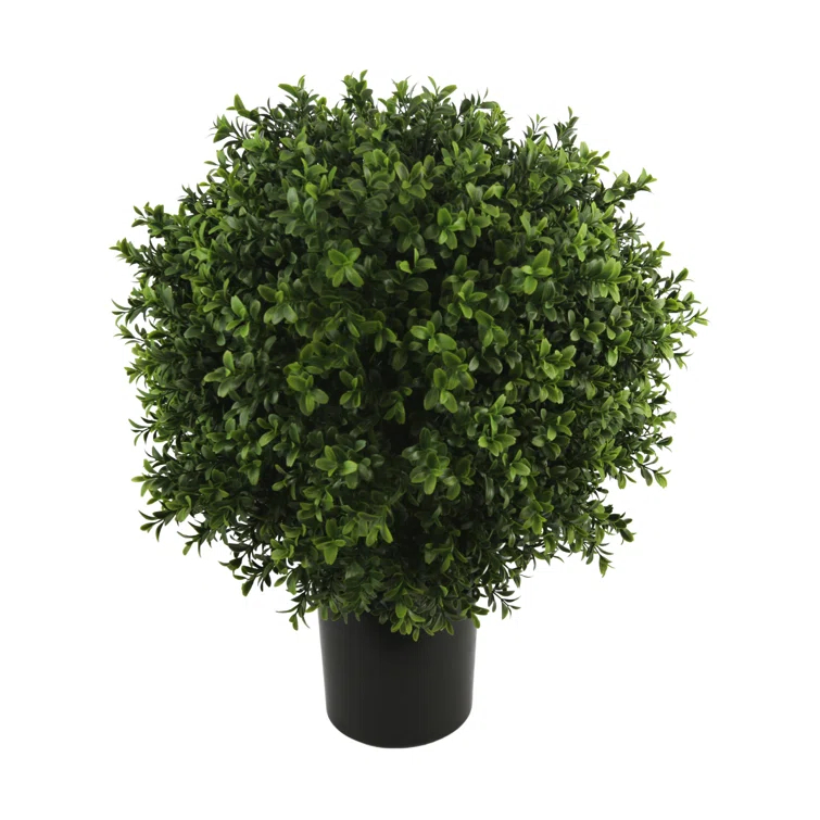 UV Rated Indoor/Outdoor Faux Boxwood Topiary