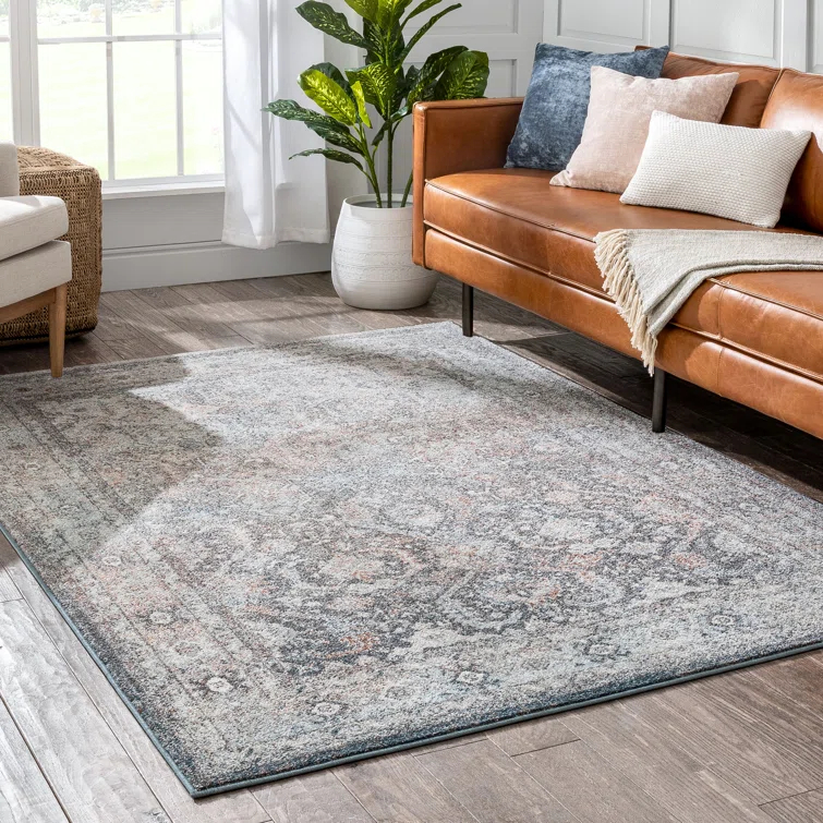 Estey Oriental Black/Gray Area Rug