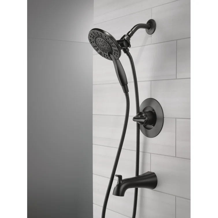 Arvo Single-Function Tub Shower Faucet Set, Shower Trim Kit with In2ition Shower Head and Valve