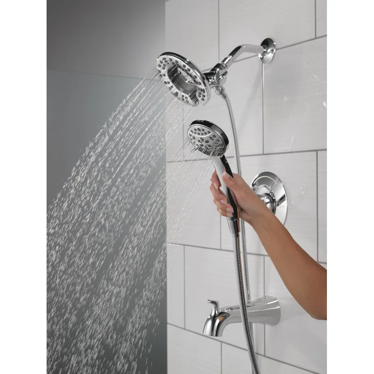 Arvo Single-Function Tub Shower Faucet Set, Shower Trim Kit with In2ition Shower Head and Valve