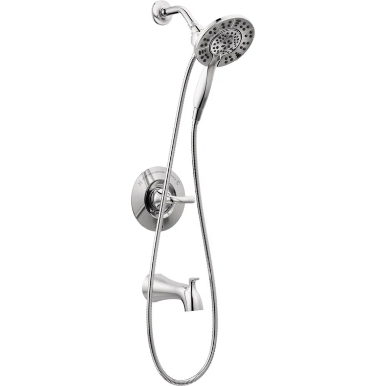 Arvo Single-Function Tub Shower Faucet Set, Shower Trim Kit with In2ition Shower Head and Valve