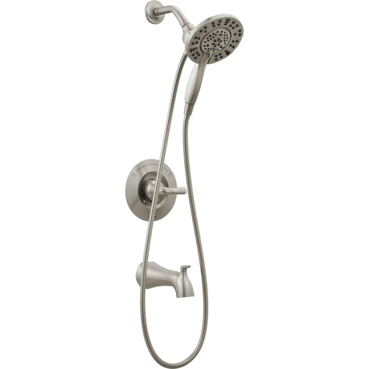 Arvo Single-Function Tub Shower Faucet Set, Shower Trim Kit with In2ition Shower Head and Valve