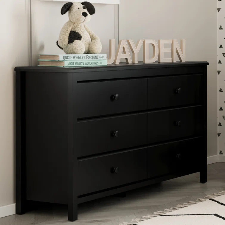 Alpine 6 Drawer Double Dresser