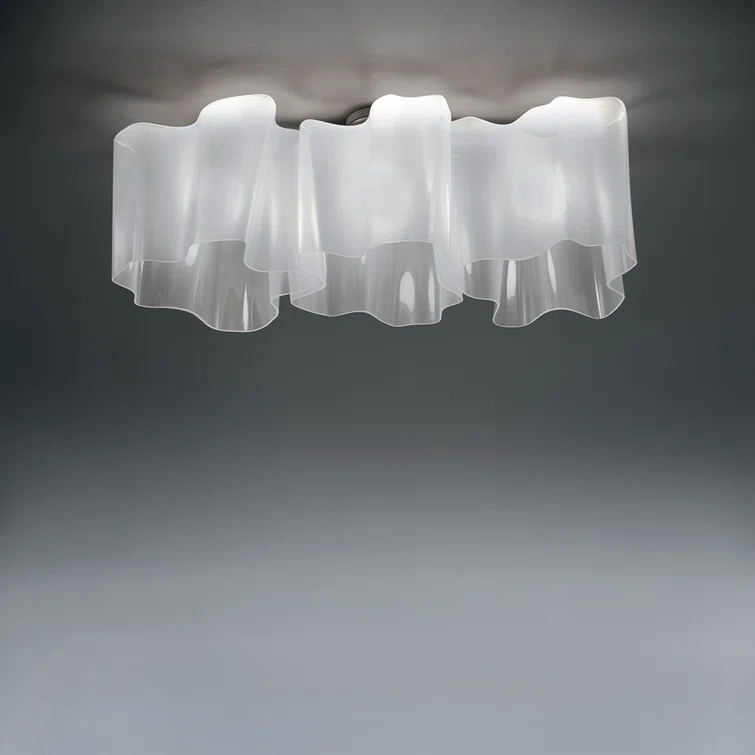 Artemide Logico Triple Linear Semi Flush Mount