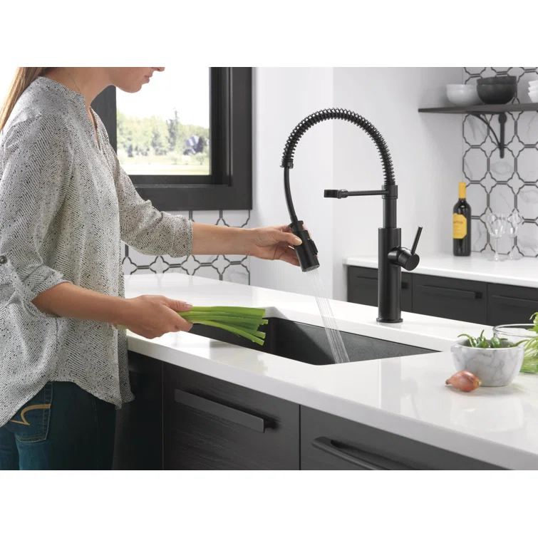 Antoni Pro Commercial Pull Down Sprayer Kitchen Sink Faucet
