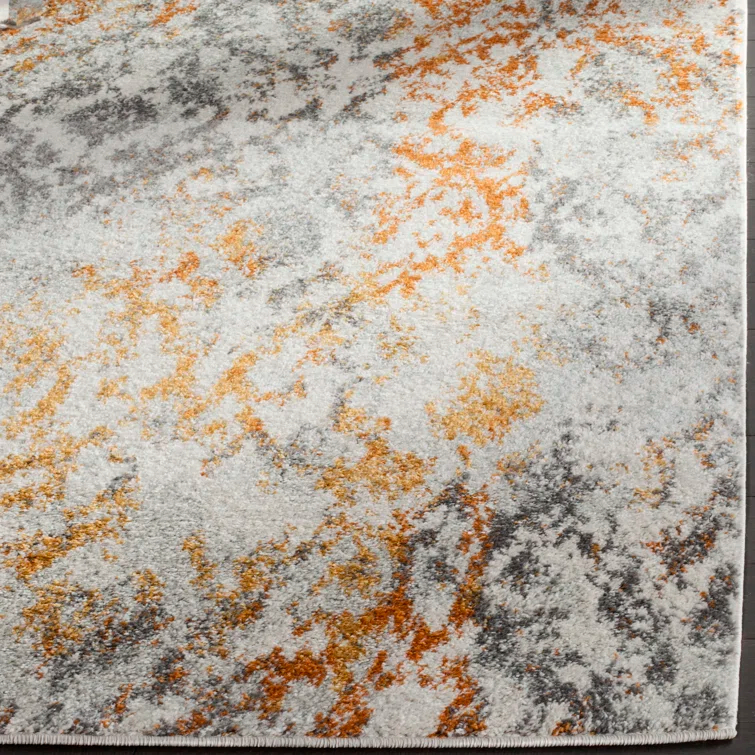 Christa Gray/Orange Rug