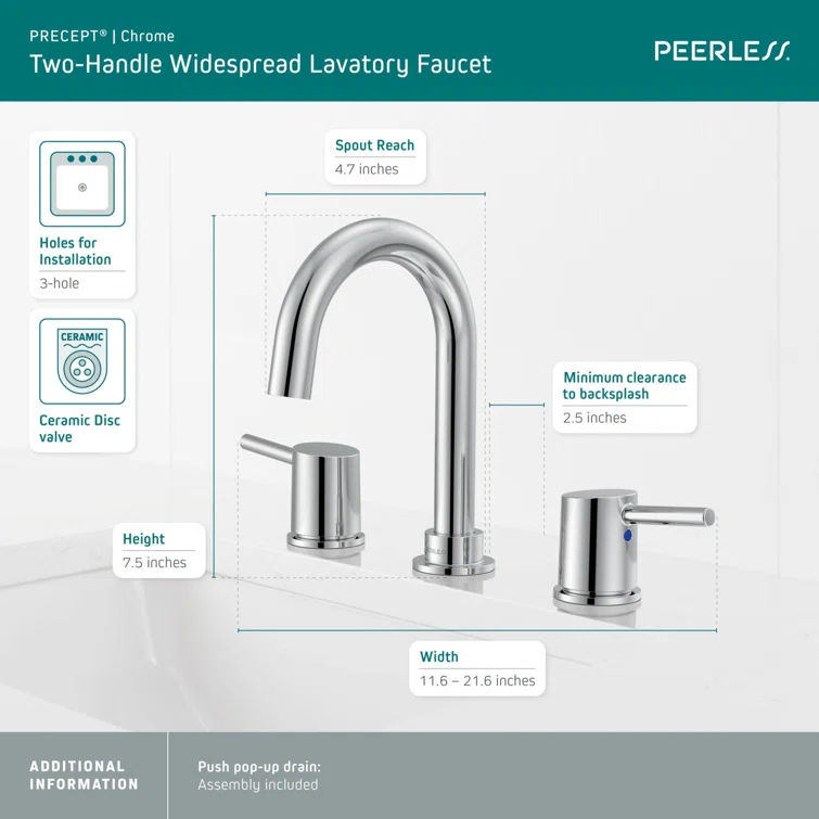 Precept 2-handle Bathroom Faucet