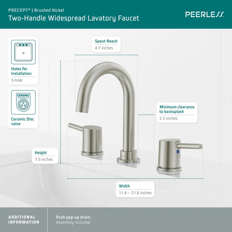 Precept 2-handle Bathroom Faucet