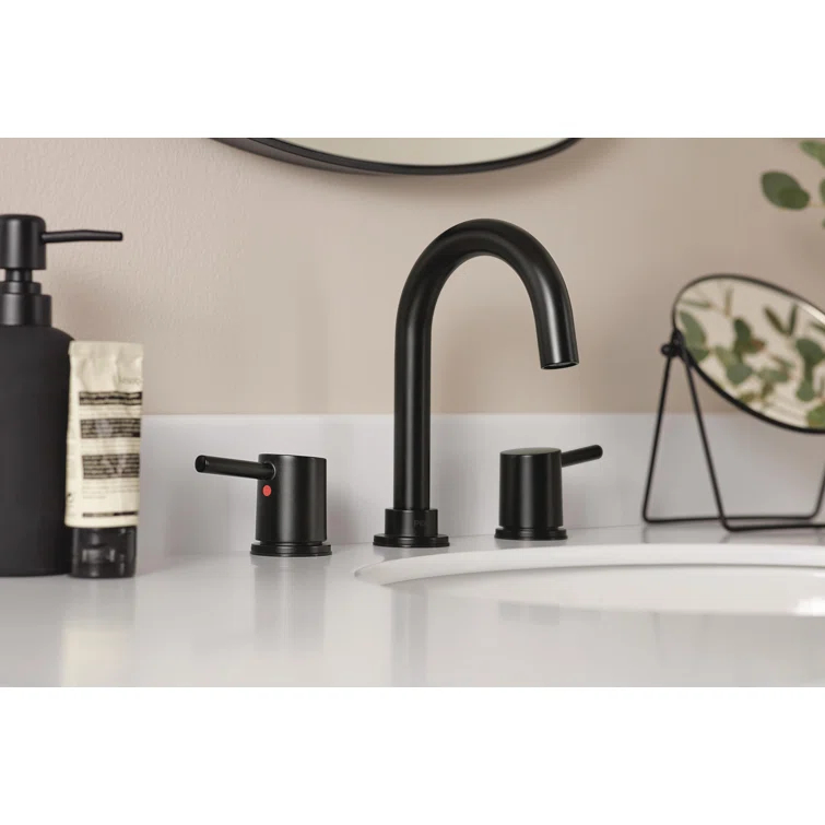 Precept Widespread 2-handle Bathroom Faucet with Drain Assembly