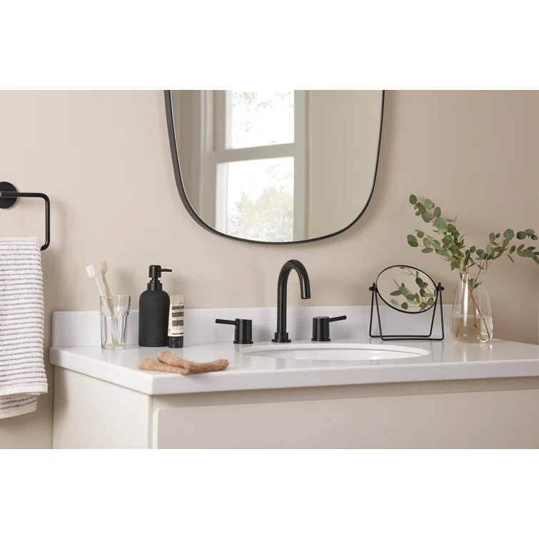 Precept Widespread 2-handle Bathroom Faucet with Drain Assembly