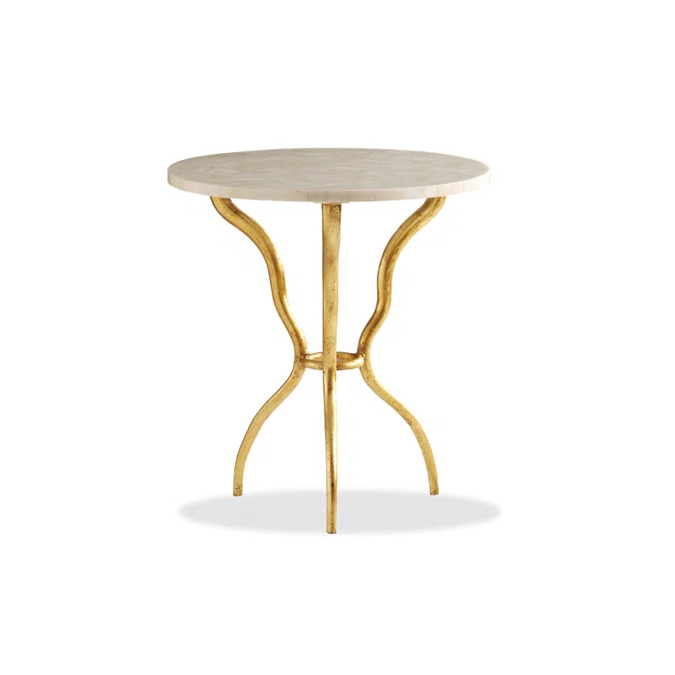 Maitland-Smith Myst Stone Top End Table