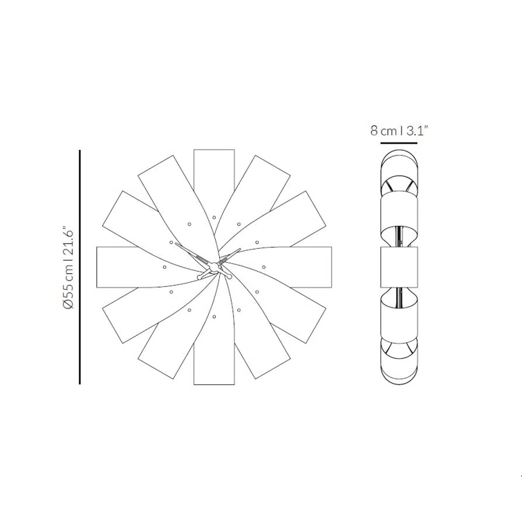 Solid Wood Wall Clock