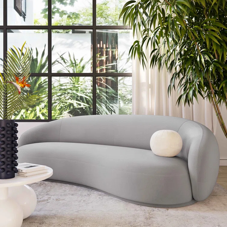 Kendall 90'' Velvet Upholstered Sofa