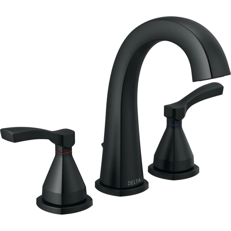 Stryke Widespread Bathroom Faucet with Drain Assembly and DIAMOND™ Seal Technology