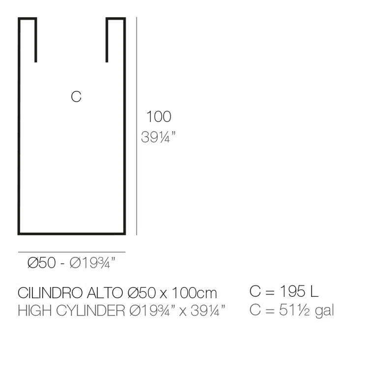 Cilindro Pot Planter