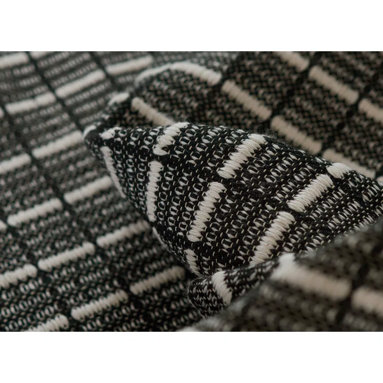 Malmo Recycled P.E.T Black/White Indoor/Outdoor Rug