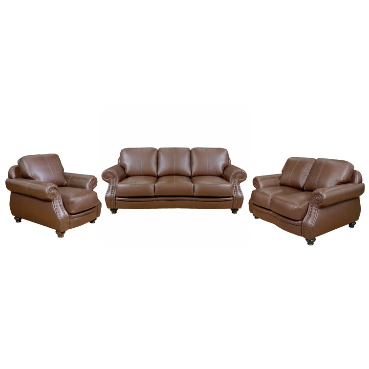 Charleston 3 - Piece Living Room Set