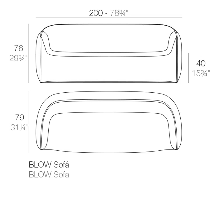 BLOW Sofa (Indoor/Outdoor)