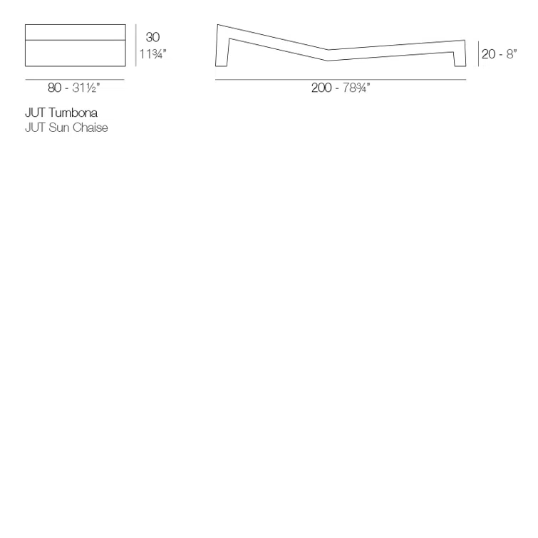 Jut 78.75" Long Single Chaise