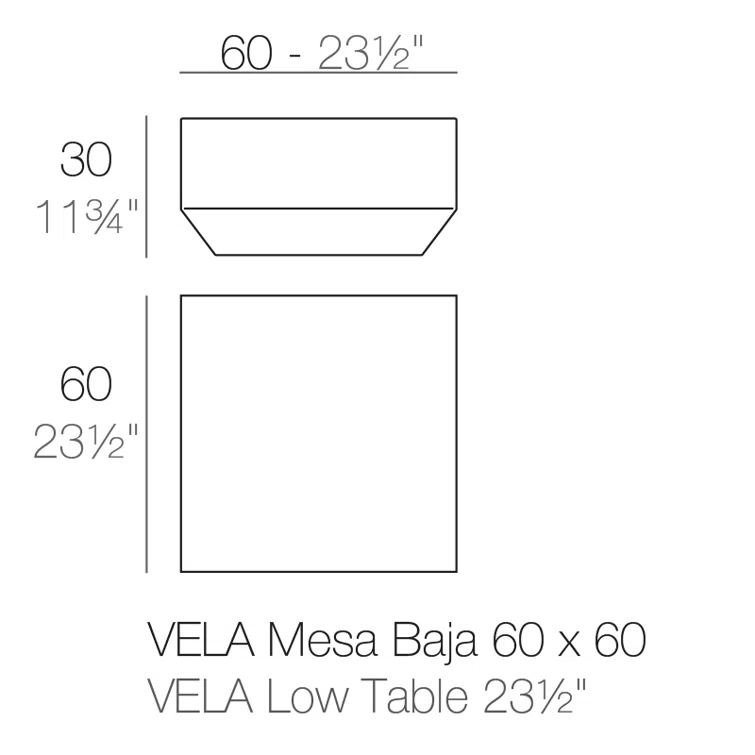 Vela Resin Coffee Table