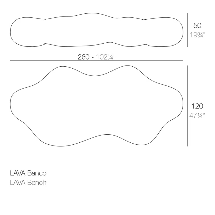 Lava Matt Plastic Picnic Bench