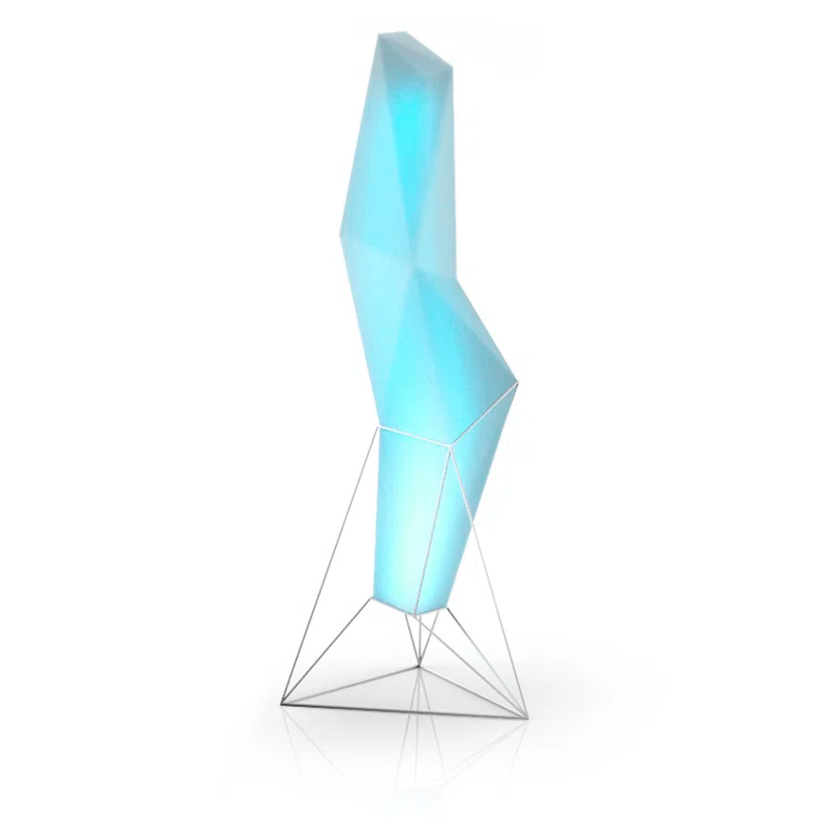 Vondom Faz Matte Ice White Plug-In LED Outdoor Floor Lamp