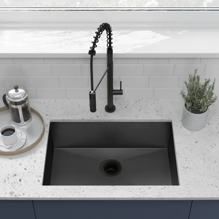 Tourner 26 x 18 Stainless Steel, Single Basin, Undermount Kitchen Sink