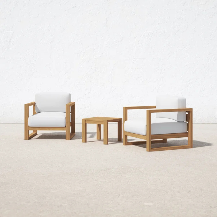 Cambridge 3 Piece Outdoor Patio Teak Set