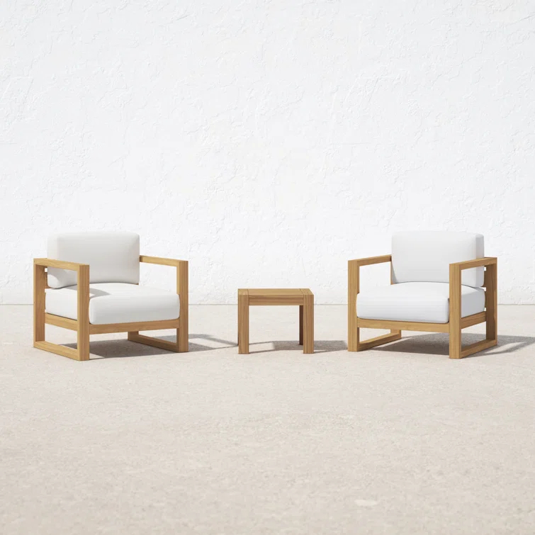Cambridge 3 Piece Outdoor Patio Teak Set