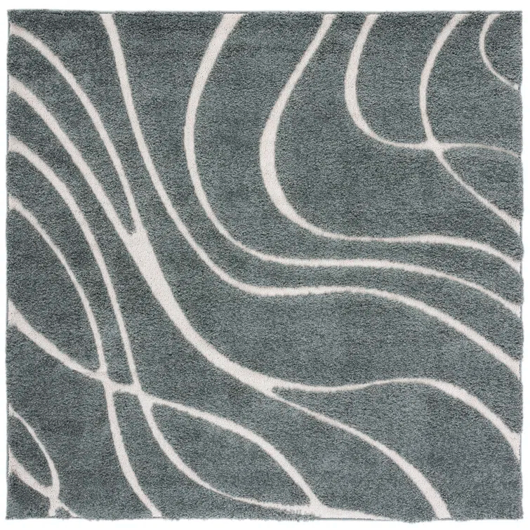 Xiong Shag Performance Abstract Rug
