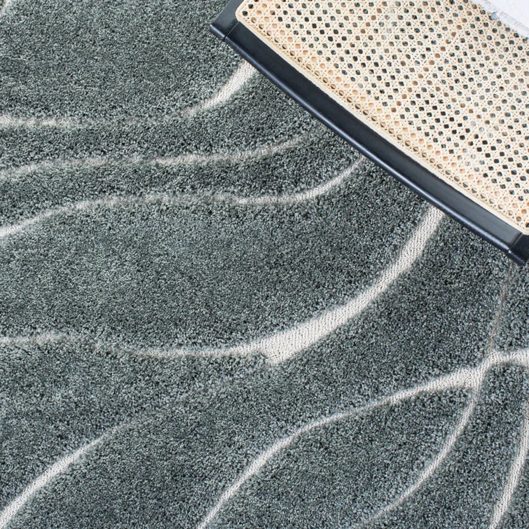 Xiong Shag Performance Abstract Rug